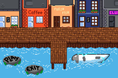 Main manu screen from a gamejam entry I made with my good friends.